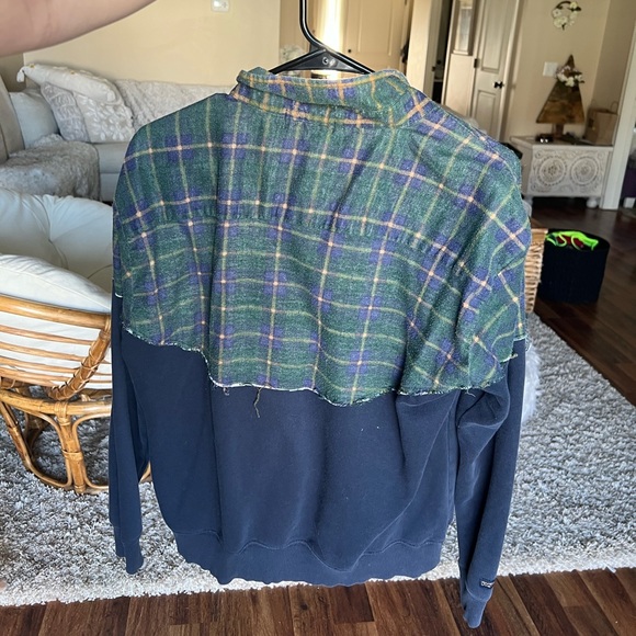 Vintage Flannel Sweatshirt - Picture 3 of 3